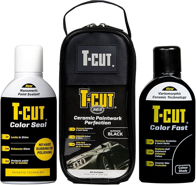 T-Cut 365 Paint Work Kit - Black