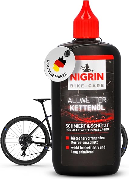 ## Nigrin 50079 Bicycle Chain Oil, 100 ml, Grey