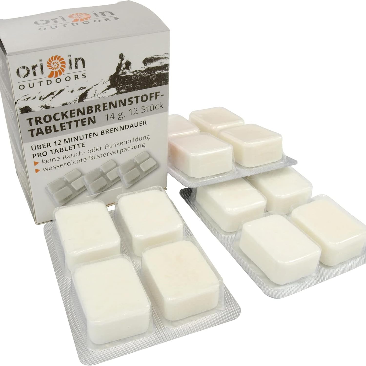 ## Origin Outdoors Dry Fuel Tablets 179630 Grey One Size