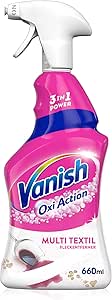 Vanish Oxi Action Multi-Textil Fleckenentfernerspray – 1 x 660 ml – Textilreiniger für Teppiche und Polster – Gegen Schm