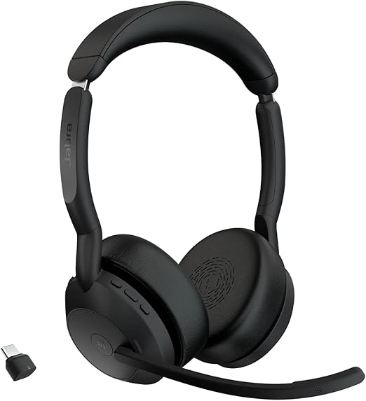 Jabra Evolve2 55 schnurloses Stereo-Headset Air Comfort