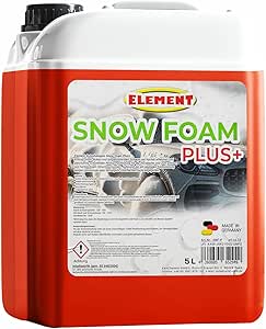 SNOW FOAM PLUS | pH-neutral | Autoshampoo | 5 Liter | Fahrzeugreiniger mit Duft | schonende Vorwäsche mit dichtem Schaum