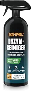 Enzymreiniger – Geruchsentferner & Fleckenentferner Spray 750 ml – porentief & biologisch – für Sofa, Teppich, Matratze,