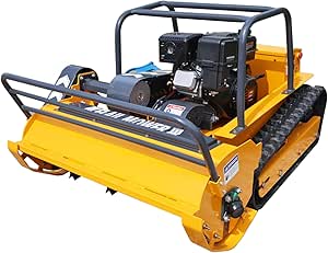 Rasenmäher, ferngesteuert, 39,4 Zoll, mit Motor 459 cc EPA – kommerzielle Hybrid-Raupe für Steigungen von 55° und uneben