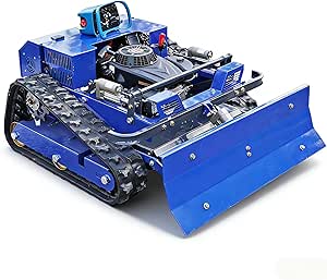Mähroboter-Fernsteuerung Rasenmäher Raupenfahrwerk - 4x4 Hybrid Benzin/Elektro - 55cm Schnittbreite - Roboter Mäher für