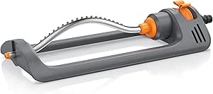Brandson - Rasensprenger Viereckregner Rasensprinkler 3/4 Zoll - Garten Oszillations Regner – für gleichmäßige Flächenbe